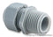 HUBBELL WIRING DEVICES SEC50GA CORD CONNECTOR, STR, NYLON 6.6, NPT 0.5IN, GREY