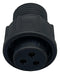 NORCOMP 868-03A-203R001. CIRCULAR CONNECTOR, RCPT, 3POS, SOLDER