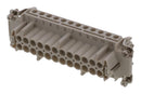 MOLEX 93601-0297 Heavy Duty Connector, Grey, GWconnect 93601 Series, Insert, 24 Contacts, 24B, Receptacle
