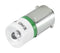 EAO 10-2509.1145 Lamp, LED, BA9s, Green, 12V, EAO 04 Series Illuminated Pushbutton & Selector Switches, 10 Series