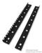 CAMDENBOSS CQX010015 19" Profile, 15U, Pair, CamRack QX Series 19" Wall Mount Racks