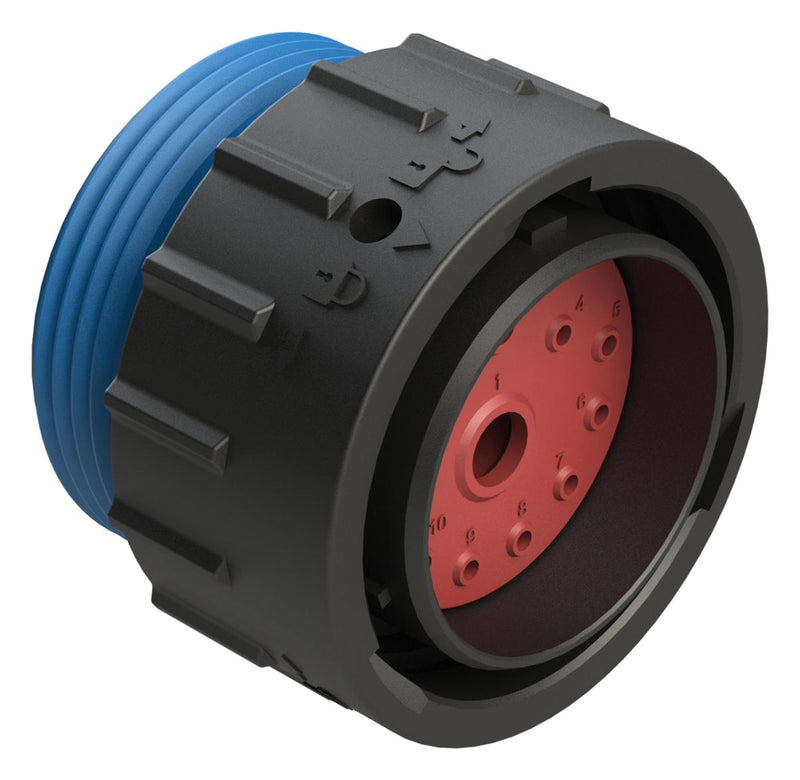 AMPHENOL SINE/TUCHEL AHDP06-24-14PR-WTA CIRCULAR CONN, PLUG, 14POS, CRIMP