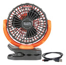 KLEIN TOOLS PJSFM1 Fan Blower, 5 V, DC, 194 mm, 267 mm