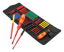 WERA 05006617001 Screwdriver Set, VDE, Blade Holding Handle/Phillips/Pozidrive/Torx/Hex/Slotted, 26 Pieces