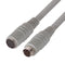 L-COM DK238MF-15 Computer Cable, Mini-DIN Plug, 8 Way, Mini-DIN Socket, 8 Way, 15 ft, 4.6 m, Grey, DK238MF Series