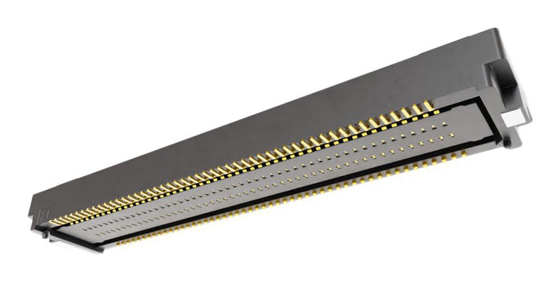HARWIN F30-20010045R Mezzanine Connector, Plug, 0.8 mm, 2 Rows, 100 Contacts, Surface Mount Straight, Phosphor Bronze