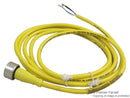 MOLEX 120079-0187 Sensor Cable, BRAD, 90&deg; M12 Plug, Free End, 4 Positions, 2 m, 6.6 ft, Ultra-Lock 120079 Series