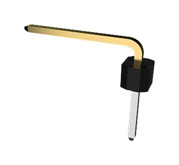 AMPHENOL COMMUNICATIONS SOLUTIONS 68016-220HLF Pin Header, Board-to-Board, 2.54 mm, 1 Rows, 20 Contacts, Through Hole Straight