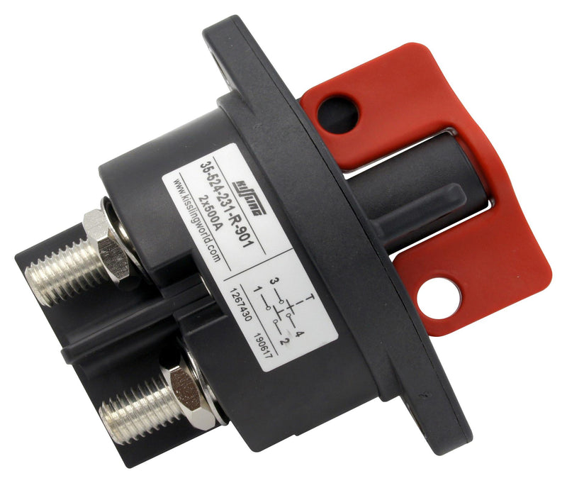 KISSLING - TE CONNECTIVITY 35-524-231-R-901 BATTERY DISCONNECTOR SW, 500A/32VDC, M12