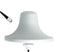 SIRETTA TANGO58/X/NTYPEF/36 RF Antenna, 7.392 to 7.92GHz, 5G/4G/3G/2G/GSM/ISM/LTE/SigFox/LoRa/WiFi/Bluetooth/IoT/ZigBee, 1.71dBi