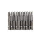 MULTICOMP PRO MP012271 Torx Bit, 10 Pieces of Torx Driver Bits, T20, 50mm, S2