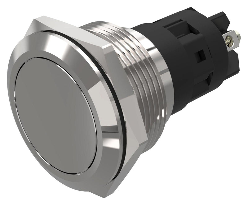 EAO 82-6552.1000 Vandal Resistant Switch, 82 Series, 22.3 mm, SPDT, Momentary, Round Flat