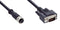 SICK YF2AAD-020VD5MHDAC Sensor Cable, 17Pos/15Pos, M12 Receptacle, D Sub Plug, 2 m, 6.6 ft