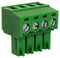Camdenboss CTB922HE/4 CTB922HE/4 Pluggable Terminal Block 3.81 mm 4 Ways 26AWG to 16AWG 1.3 mm&Acirc;&sup2; Screw 8 A