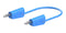 Staubli 64.1034-20023 64.1034-20023 Banana Test Lead 30 VAC 4mm Stackable Plug 78.74 " 2 m Blue