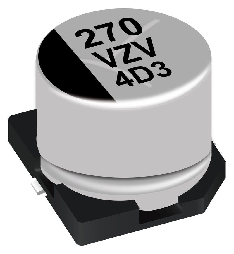 PANASONIC EEHZV1H121P Hybrid Aluminium Electrolytic Capacitor, 120 &micro;F, &plusmn; 20%, 50 V, Radial Can - SMD, 0.014 ohm