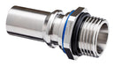 AMPHENOL LTW SQD-08PAGM-PBE001 Liquid Cooling Plug, 7/8"-14UNF, Stainless Steel, Blue, Valve, SnapQD Series