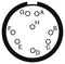 AMPHENOL SOCAPEX D38999/24FC8SN-LC Circular Connector, MIL-DTL-38999 Series III, DS38999/24 Series, Jam Nut Receptacle, 8 Contacts