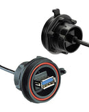 BULGIN LIMITED PX0843/A3. USB CBL, 3.0 SEALED A RCPT-10P HDR,/4.9"