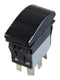 MULTICOMP PRO MPX5-114CNN-1ABD-2WN-S Rocker Switch, 12VDC LED, IP67, On-Off, SPST-NO, Illuminated, Panel, Snap-In, Black