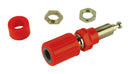 MULTICOMP PRO 76-1670 Binding Post, 36 A, 500 V, Nickel Plated Contacts, Panel Mount, Red GTIN UPC EAN: 3760122596450