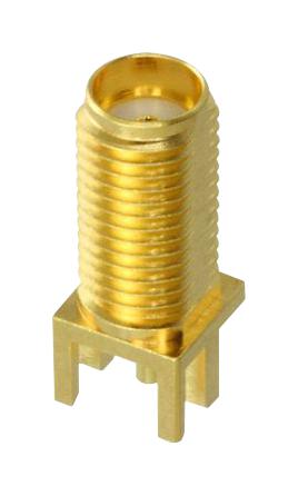 MOLEX 73251-2121 RF / Coaxial Connector, SMA Coaxial, Straight Bulkhead Jack, Board Edge / End Launch, 50 ohm