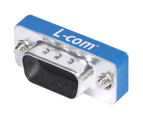 L-COM DML009S Dust Cap / Cover, Cover, DB9F/HD15F Shielded D-Sub Connectors, Steel Body