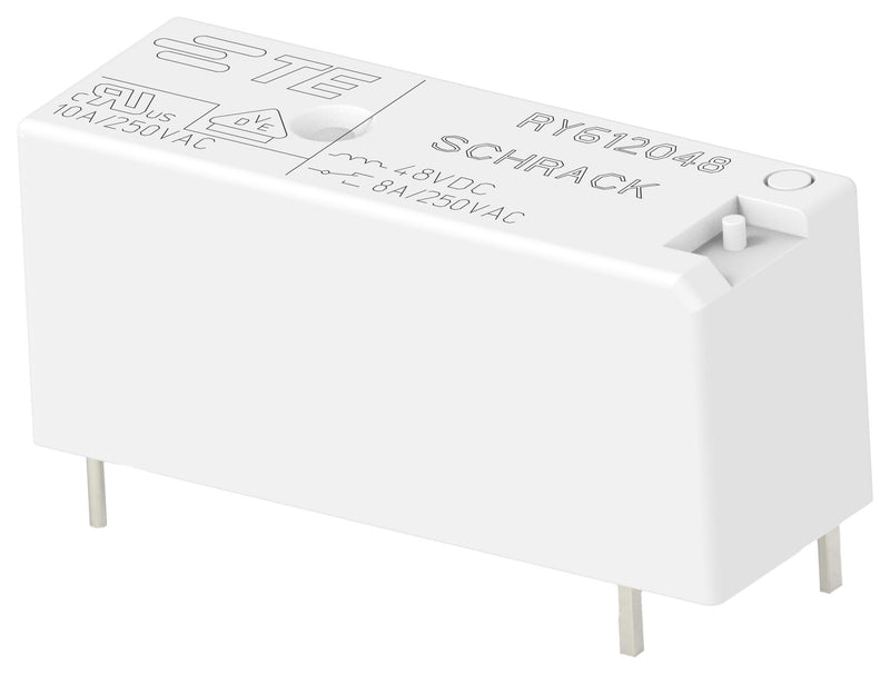 TE CONNECTIVITY 3-1393225-0 Power Relay, Miniature, SPDT, 48 VDC, 8 A, RY Series, Through Hole, Non Latching