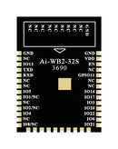 RF SOLUTIONS AI-WB2-32S Wireless LAN Module, 2.4835GHz, ADC/DAC/GPIO/I2C/IR Remote/PWM/PIR/SDIO/SPI/UART, Internet of Things
