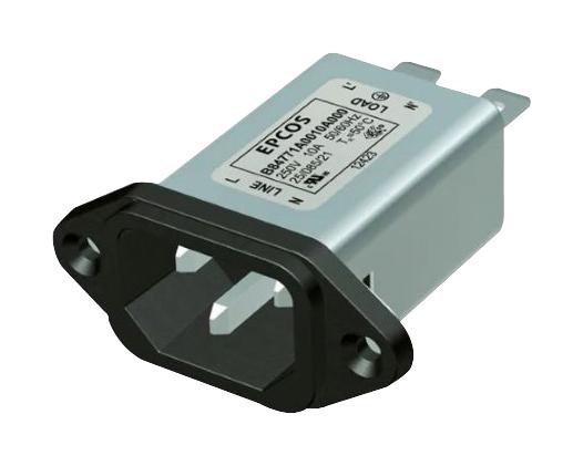 EPCOS B84771A0015L000 Filtered IEC Power Entry Module, IEC C14, General Purpose, 15 A, 250 VAC