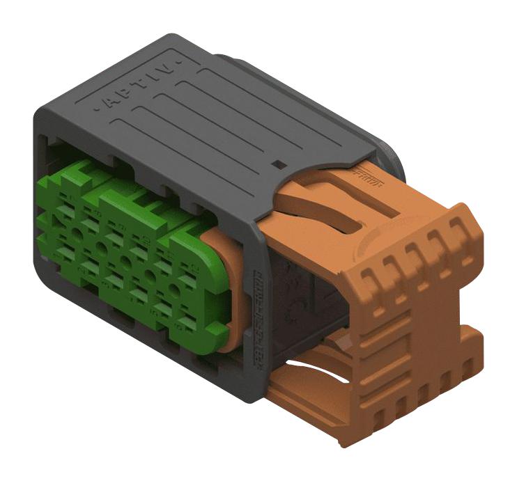 APTIV / DELPHI 33340234 Automotive Connector Housing, CTCS XP 1.5 Series, Receptacle, 12 Ways