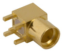 AMPHENOL RF 262105-11 RF / Coaxial Connector, MMCX Coaxial, Right Angle Jack, Through Hole Right Angle, 50 ohm