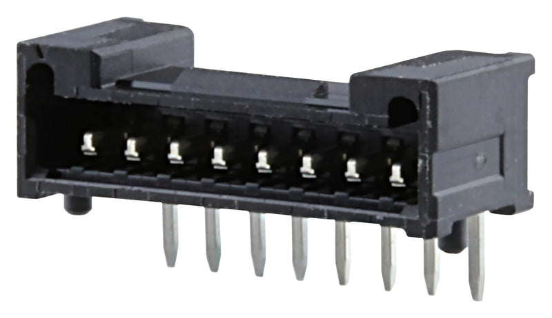 MOLEX 220098-0871 Pin Header, Signal, Wire-to-Board, 1.25 mm, 1 Rows, 8 Contacts, Through Hole Right Angle