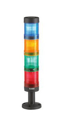 MULTICOMP PRO MP-50LA1X Tower Light LED Unit, Continuous, Amber, 240VAC, IP65, NEMA 1/2/3/3R/4/4X/12/13, 68mm H, 50mm Lens