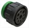 AMPHENOL SINE/TUCHEL AHDP06-24-09SN-BRA CIRCULAR CONNECTOR, PLUG, 24-09, CRIMP