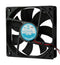 ORION FANS OD1225-24HB02A DC Axial Fan, 24 V, Square, 120 mm, 25 mm, Ball Bearing, 120 CFM