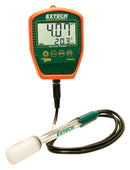 EXTECH INSTRUMENTS PH220-C PH Meter / Tester, w/ Cabled pH Electrode, 0pH to 14pH, 0.01, 0.01, 0 &deg;C, 99.9 &deg;C