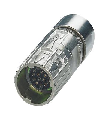 PHOENIX CONTACT 1629006 Circular Connector, Cable Mount Plug, 17 Contacts, Crimp Socket - Contacts Not Supplied 1629006, M17-17S1N8A8003S