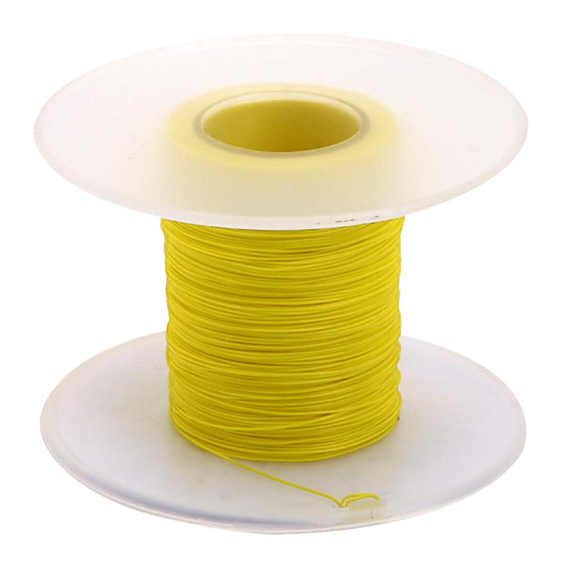 MULTICOMP PRO MP013968 Wire, PVDF, Yellow, 30 AWG, 0.05 mm&sup2;, 1640 ft