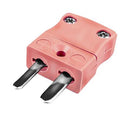 LABFACILITY IM-N-M (IEC) (PACK OF 5) Thermocouple Connector, Plug, Miniature, N, Pink, IEC, Pack of 5 XF-2864-FAR