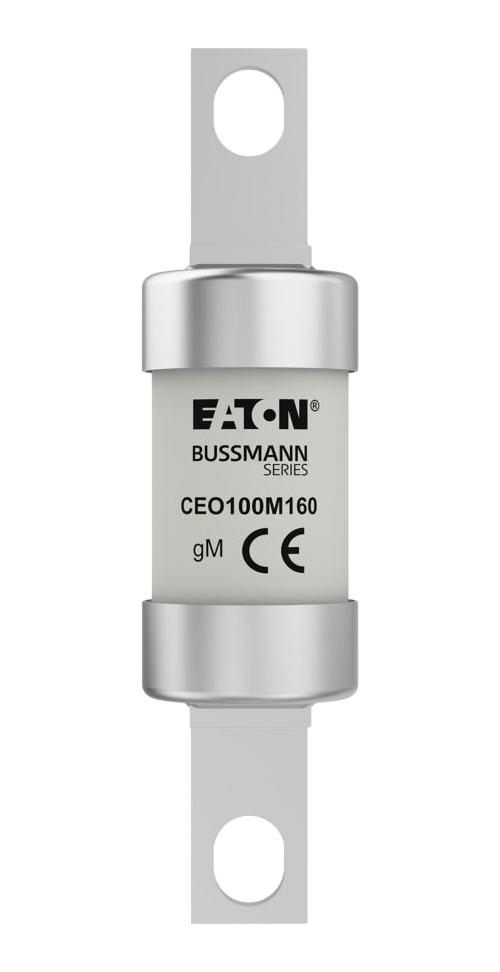EATON BUSSMANN CEO100M160 Fuse, High Rupturing Capacity (HRC), CEO Series, 100 A, Bolted Tag, 415 V