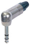 NEUTRIK NP3RX Phone Audio Connector, Professional, 3 Contacts, Plug, 6.35 mm, Cable Mount, Nickel Plated Contacts