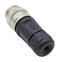 BULGIN LIMITED PXPTPU78FIM04ASTM22 Sensor Connector, Buccaneer Series, 7/8", Male, 4 Positions, Screw Pin, Straight Cable Mount