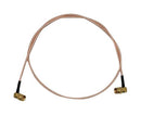 MUELLER ELECTRIC BU-4150032018 RF / Coaxial Cable Assembly, 6GHz, 90&deg; SMA Plug to 90&deg; SMA Plug, RG316, 50 ohm, 18 ", 457.2 mm