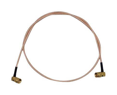 MUELLER ELECTRIC BU-4150032018 RF / Coaxial Cable Assembly, 6GHz, 90&deg; SMA Plug to 90&deg; SMA Plug, RG316, 50 ohm, 18 ", 457.2 mm