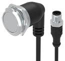 EAO 82-665A.1000 Vandal Resistant Switch, 82 Series, 22 mm, SPDT, Momentary, Round Flat Flush, Natural