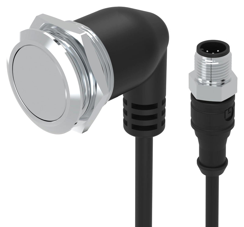 EAO 82-665A.1000 Vandal Resistant Switch, 82 Series, 22 mm, SPDT, Momentary, Round Flat Flush, Natural