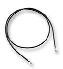 WURTH ELEKTRONIK 649500116015 Cable Assembly, Crimp Receptacle to Free End, 5.9 ", 150 mm, Black