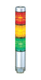 PATLITE MPS-302-RYG Signal Tower, 3 Tier, Amber, Green, Red, Wire Leaded, 24VDC, IP65
