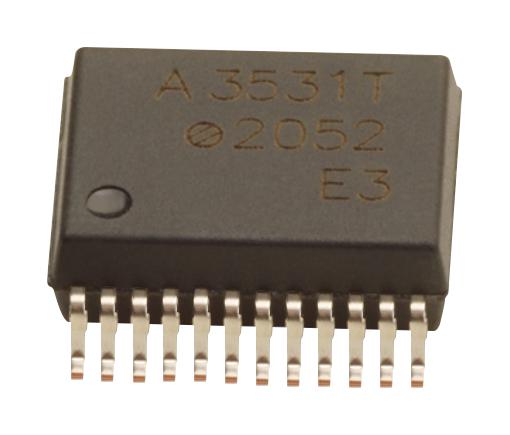 BROADCOM ACFJ-3531T-000E Optocoupler, AEC-Q100, 1 Channel, SOIC, 24 Pins, 5 kVrms